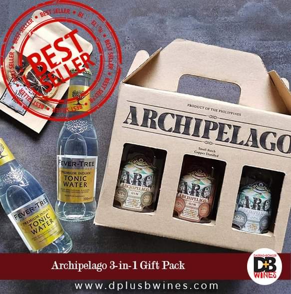 DBwineshop's tweet photo. The Archipelago 3-in-1 Gift Pack comes in an easy to carry gift box with a bottle of ARC #BotanicalGin, Lava Rock #Vodka and Barrel Reserve #Gin (200ml each).  Only ₱2,900.

To order, send us a private message or give us a call/text at: 0956950507 https://t.co/g11vlbExy0