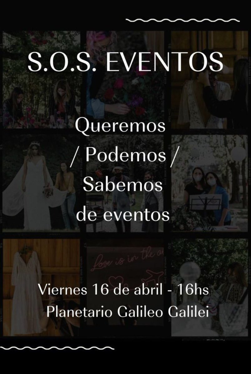 yeiribarren's tweet photo. Estamos en crisis , no resistimos otro año cerrados y solos . #soseventos @payitoweb @maiajastre https://t.co/tPMLfJv37j