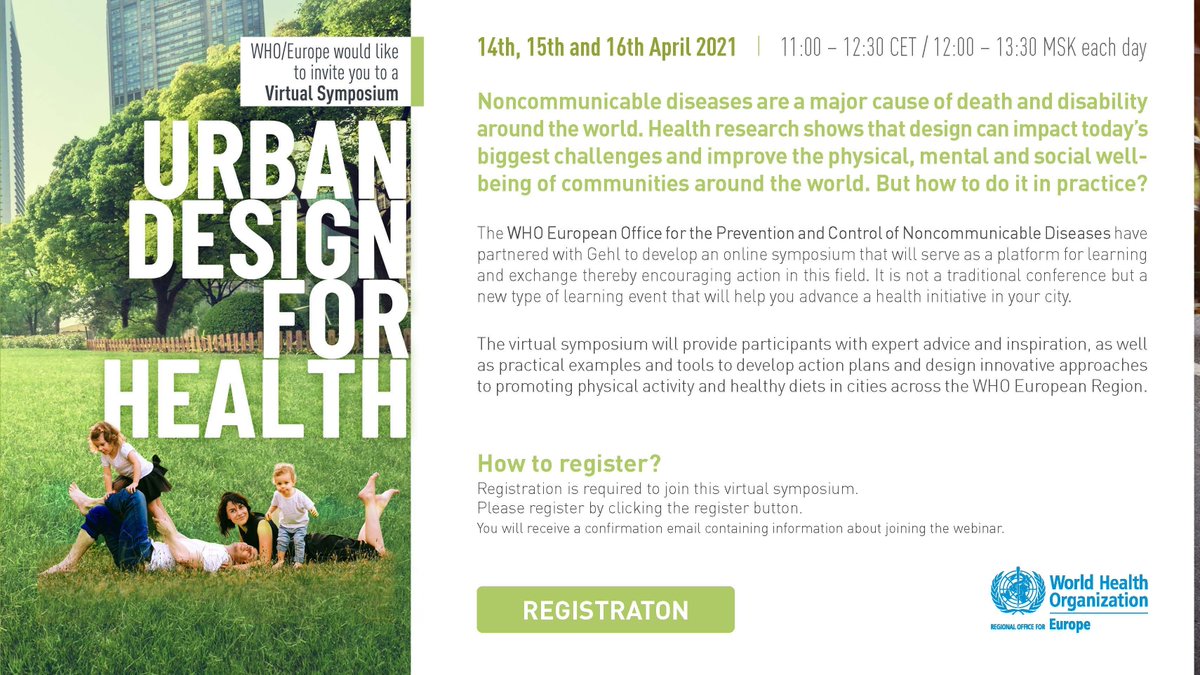 citiesforpeople's tweet photo. Day 1 of sharing, ideating, and strategizing how cities can use urban design to promote physical activity and healthy diets. Our aim with @WHO is to help participating cities advance their health initiatives now! #citiesforpeople #UNSDG3 #healthycities https://t.co/dvXJUWoIPW