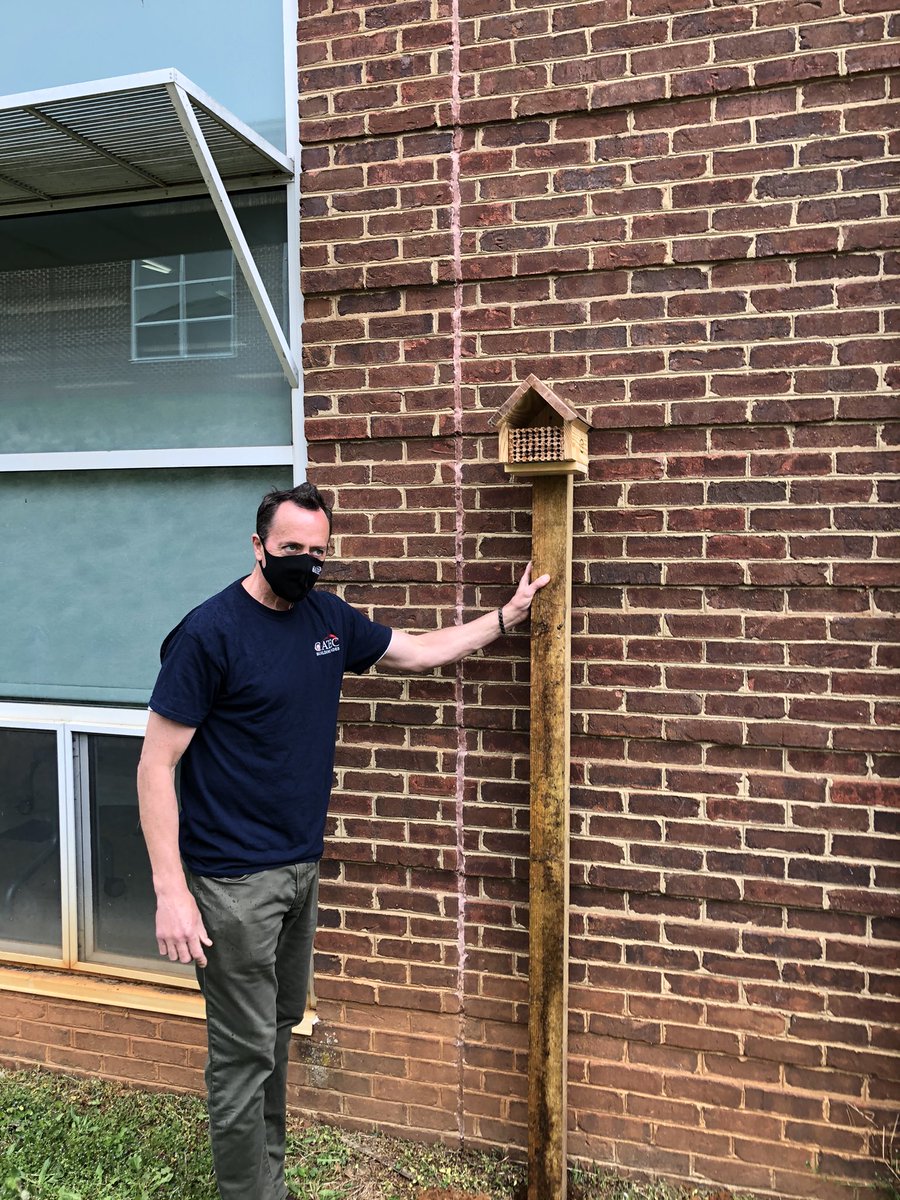 Thank you <a href="/CATEChs/">CATEC</a> for the pollinator homes!! Our blue orchard bees really appreciate them. Looking forward to our working together on this project!