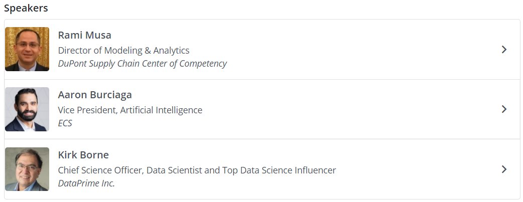 ADBurciaga's tweet photo. Join me at 1pm today for the CAP Panel at #2021Analytics on the impact and value of obtaining an ANALYTICS PROFRSSIONAL certification. It's a conversation spanning development, impact, program management, value, and ethics.
https://t.co/pRkHzlH3fU
#AI #ML #Analytics #DataScience https://t.co/NwQyX7AmXW