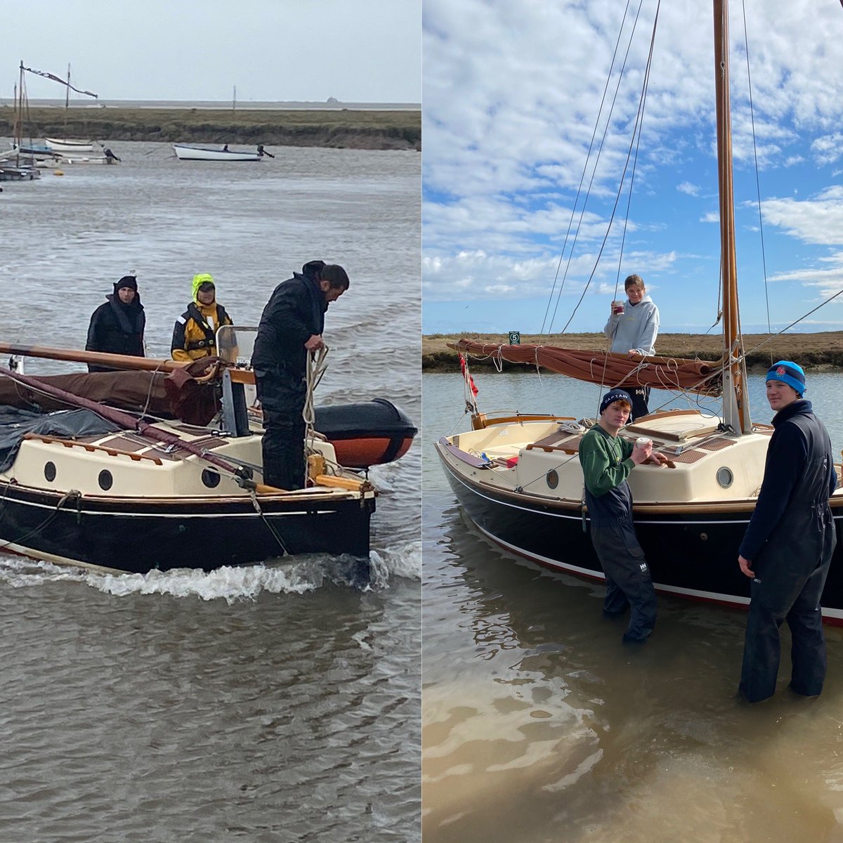 How it started...       How it’s going.   Thank you <a href="/ntboatyard/">Neil Thompson Boats</a> for getting us back on the water