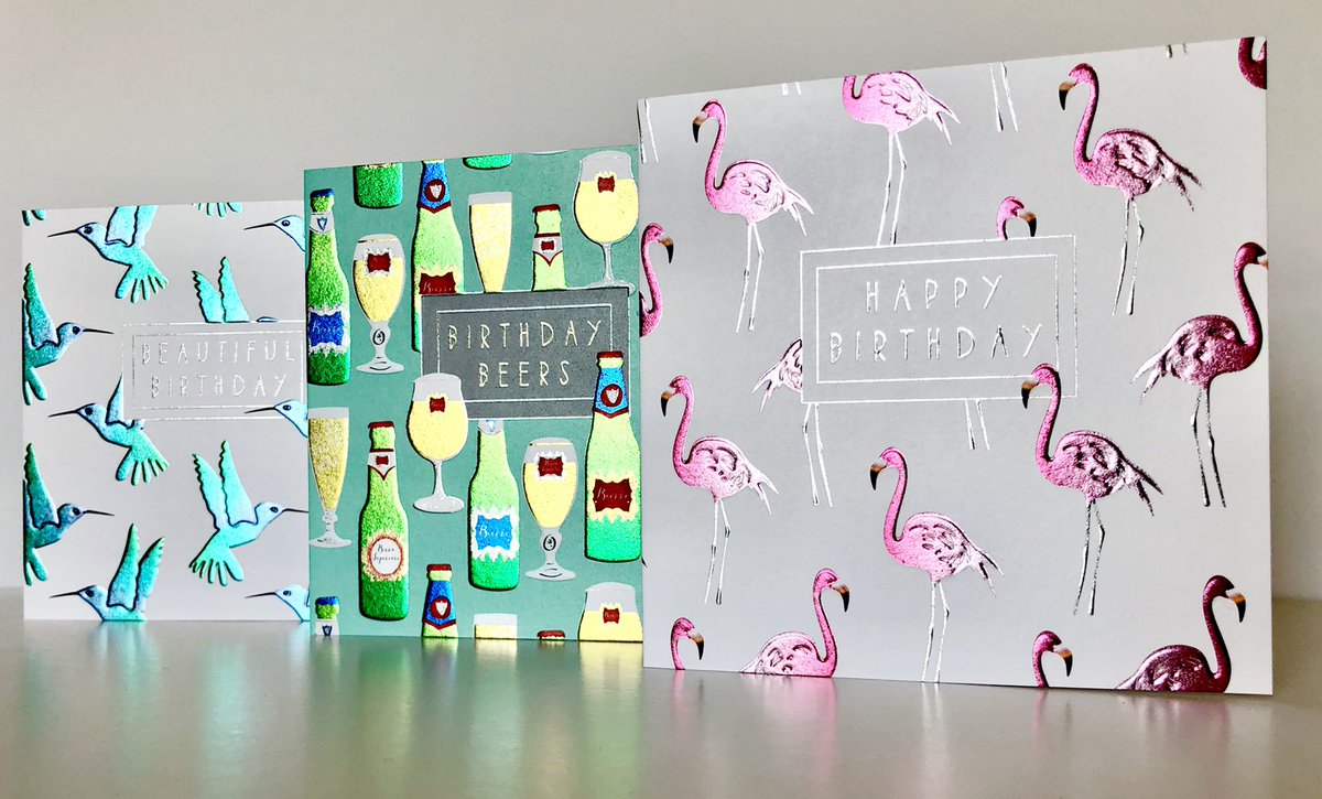 To celebrate the shops being open again we’re having another #giveaway! RT&amp;follow by midnight on Sunday for a chance to #win some lovely foiled cards in our #competition - best of luck! X 😘💕💕💕#FreebieFriday #freestuff