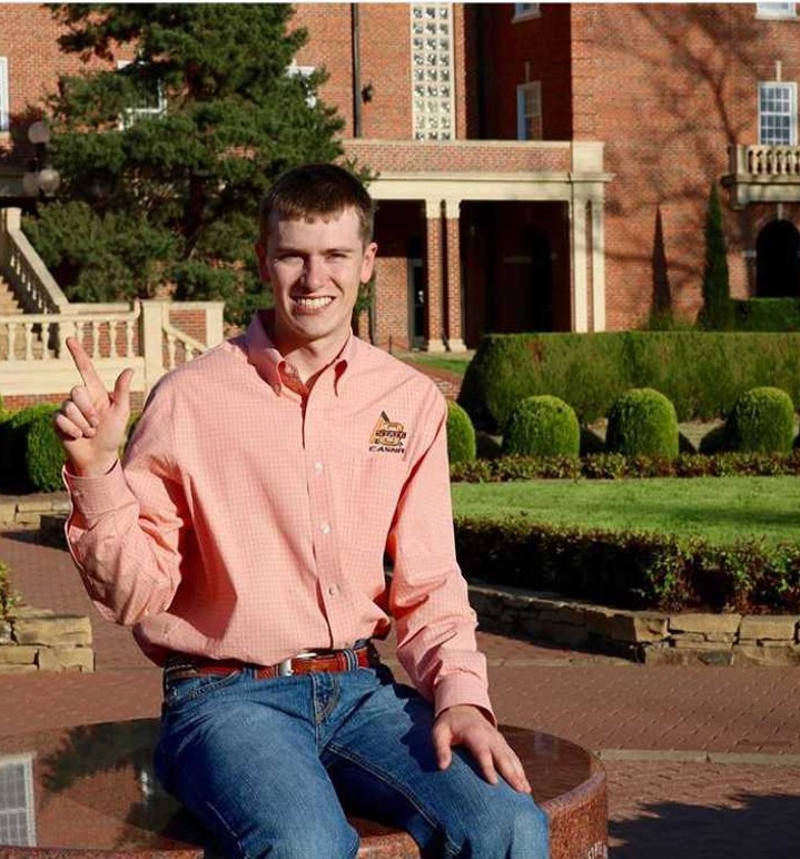 Congratulations, Lane Newlin!

Outstanding M.S. Student in Plant and Soil Sciences

Hometown: Burlington, Oklahoma
M.S. in Plant and Soil Sciences
Advisor: Dr. Misha Manuchehri
Thesis Title: Wheat Varietal Tolerance to Metribuzin