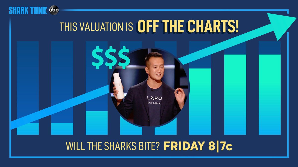 History is in the making with #SharkTank's highest ever valuation Friday! 💸