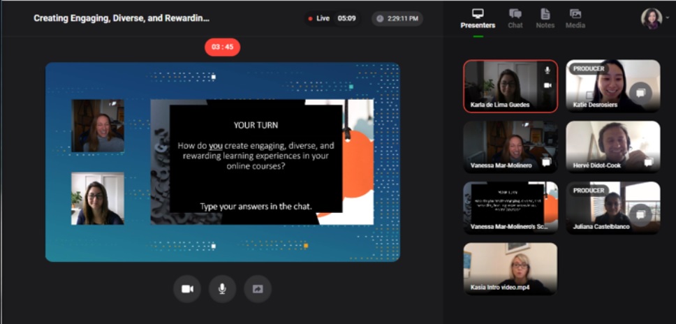 KDeLimaGuedes's tweet image. Testing the platform today that we&apos;ll use for my presentation with @vmm106 at the Digital Teaching Symposium 2021 later this week. bit.ly/DTS2021 #DigitalTeaching21