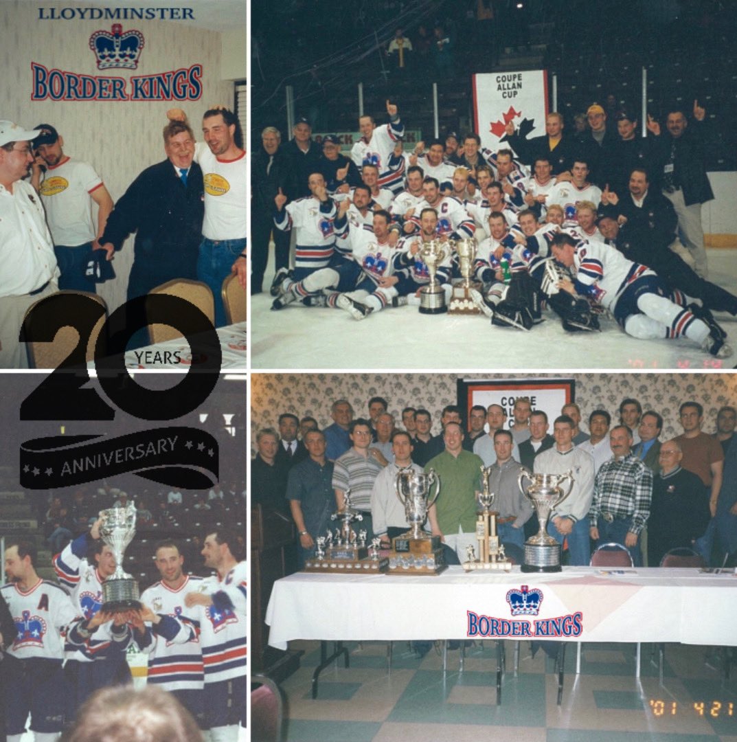 20 years has passed since this Amazing group accomplished the pinnacle of Senior Hockey !! #2001AllanCup #Covidfreeliving