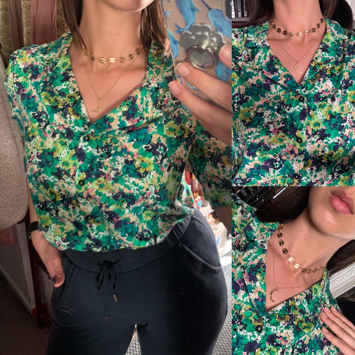 TahraMalik's tweet photo. Happy hump day 😁🙌🏼!! Wearing a marmite kinda top so you can love it or hate it but I friggin’ love it 😍 #happyhumpday #outfit #feelingit #postworkselfie #colourful #bold #bright #workit #werkit #gold #jewellery #sunshine #mood https://t.co/gP4xchW3Ni