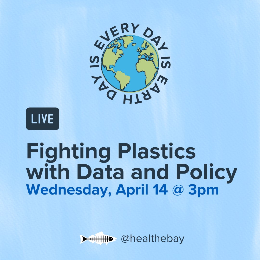 HealTheBay's tweet image. TODAY! We're going live to talk about the importance of community science and how cleanup data is used to pass plastic waste reduction policies at the local, state, and national levels.
instagram.com/healthebay/