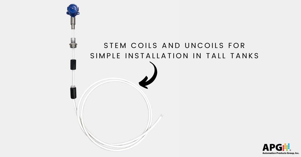 apgsensors's tweet photo. The #PVDF stem of #APG's #AllNew #MPXIF is so #Flexible it coils for easier &amp; cheaper shipping &amp; install. No more flatbed trucks &amp; 60-ft cranes for 30-ft probes! Curl up with the details: https://t.co/Mia0npjvaj

#ProbeLevelMeasurement  #FlexProbeLevelMeasurement #ExplosionProof https://t.co/RwBe2uoFX6
