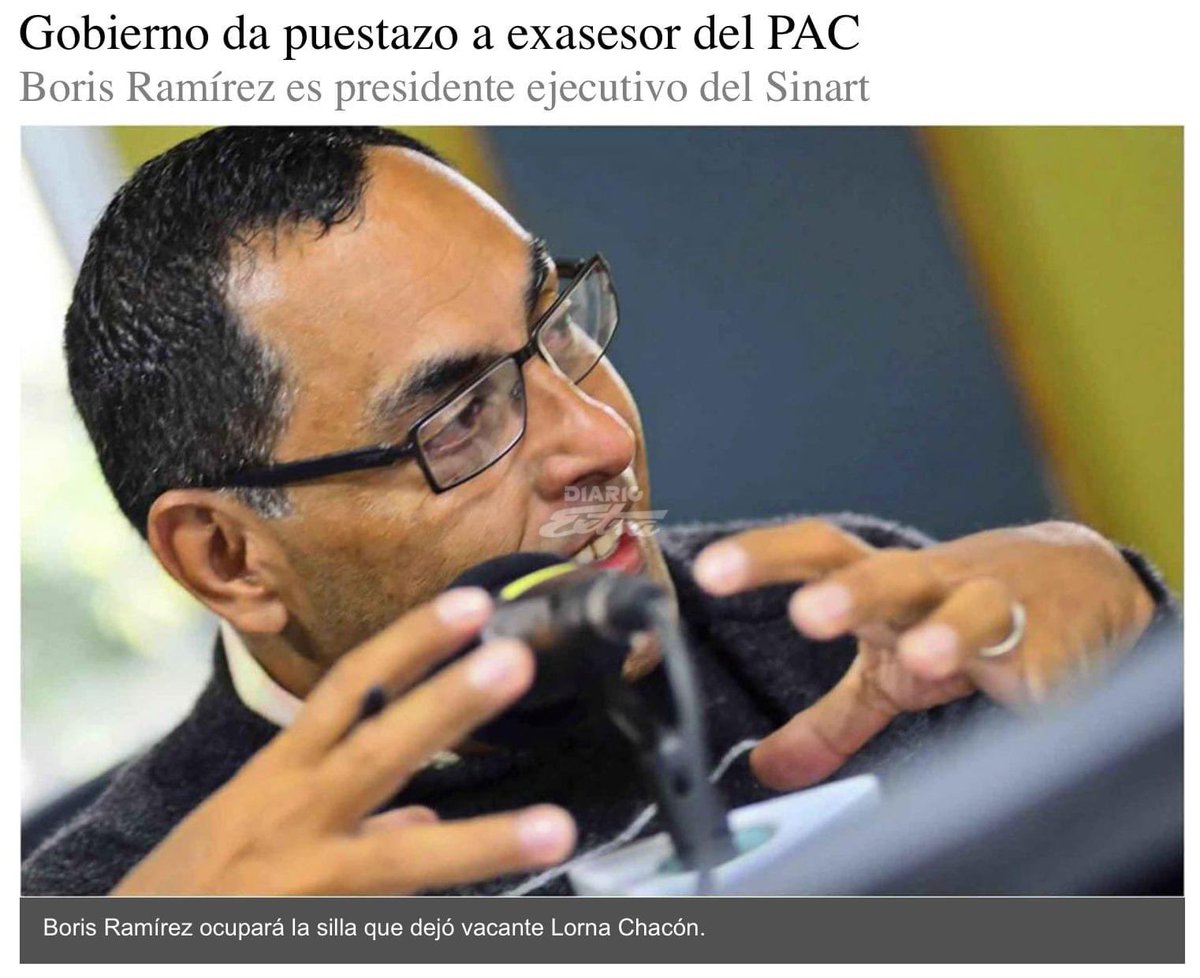 ¡Sigue la fiesta de nombramientos en este Gobierno PAC!

No me canso de decirlo, lo único que sabe hacer el PAC es reciclar funcionarios, equipo bueno para gobernar Costa Rica nunca han tenido.

Lea más en el siguiente enlace: 
diarioextra.com/Noticia/detall…