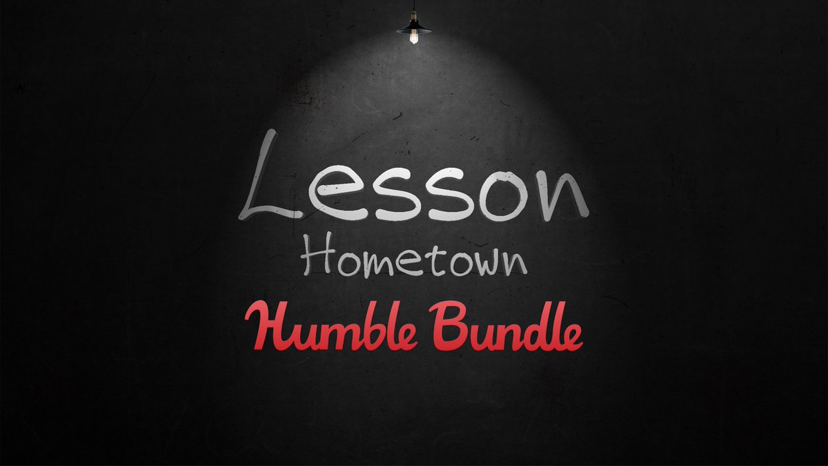 Lesson: Hometown is now available for purchase on Humble Bundle! #lessonhometown #humblebundle

humblebundle.com/store/lesson-h…