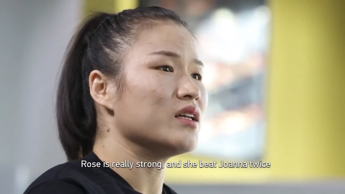 GlobeSvcs's tweet image. Zhang Weili when asked for her opinion of Rose Namajunas. 

youtu.be/259ZuKwniNI