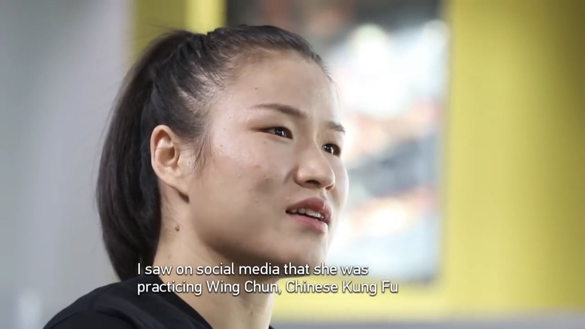 GlobeSvcs's tweet image. Zhang Weili when asked for her opinion of Rose Namajunas. 

youtu.be/259ZuKwniNI
