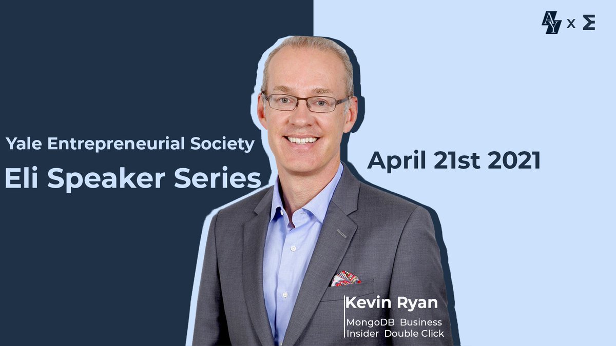 yesofyale's tweet photo. T-7 days until 🚀YES is visited by @kevinryan—the "Godfather of NYC Tech" 👑. Not interested? Maybe this will help: 
- Founder of @BusinessInsider 
- Founder of @MongoDB  ($19B valuation)
- Founder of DoubleClick (sold to Google for $3.1B)
Register NOW! https://t.co/o4GV2v4rF9 https://t.co/RiPY1S4mtW