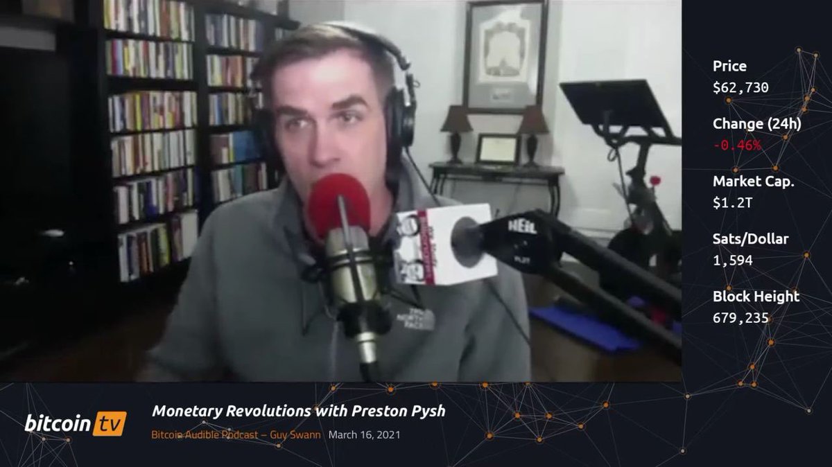 Bitcoin TV 🌽📺 (@bitcointv__) on Twitter photo Playing NOW on BitcoinTV.Network
Monetary Revolutions with <a href="/PrestonPysh/">Preston Pysh</a> on <a href="/BitcoinAudible/">Bitcoin Audible</a> Playing NOW on BitcoinTV.Network
Monetary Revolutions with <a href="/PrestonPysh/">Preston Pysh</a> on <a href="/BitcoinAudible/">Bitcoin Audible</a>