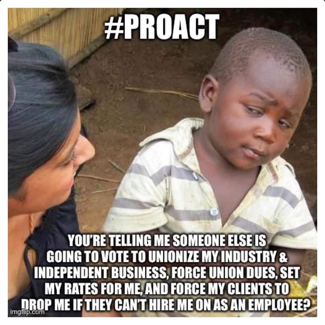 WCCACoalition's tweet photo. Shout out to @AllianceLabor for all the articles to educate us on https://t.co/l22GOKlAxn, and still finding the time to do these memes!! π₯
Without others out there, it wouldn't be possible to help #STOPthePROact and #RepealAB5.
Let's #ENDclassificationTESTS once & for all? πΊπΈ https://t.co/pmx5TeHwlm