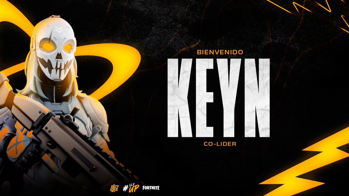 slz_esports's tweet photo. #NEWSLZ // @keyn2x ⚡️
Hacemos oficial la presentación de nuestro COLIDER 
KEYN. Gracias por establecer mando en nuestra división FORTNITE y formar parte del liderazgo, reconocemos la dedicación que le has brindado al team por ello es un placer tenerte en el equipo. 
¡SLZ ON TOP! https://t.co/PZgYh56jLl