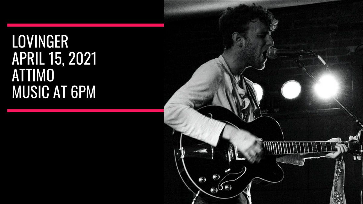 fanflexapp's tweet photo. Join us tomorrow night, 4/15 to see #Lovinger LIVE at #AttimoWine๐๐ผ Music starts at 6pm!
โฆ
PURCHASE TICKETS HERE:
Lovinger:
https://t.co/u3RJajfMPT
โฆ
#DENVER #DENVERCO #COLORADOMUSIC https://t.co/AifX1OjtuZ