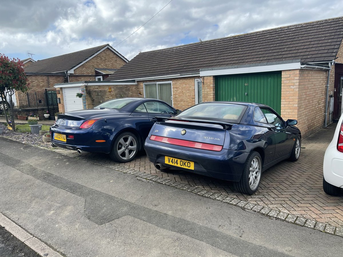jamesbarloww's tweet photo. @Chris_Pickering Buy my Alfa if you want... got the beautiful Busso V6...!!!!! https://t.co/861W6jorU7