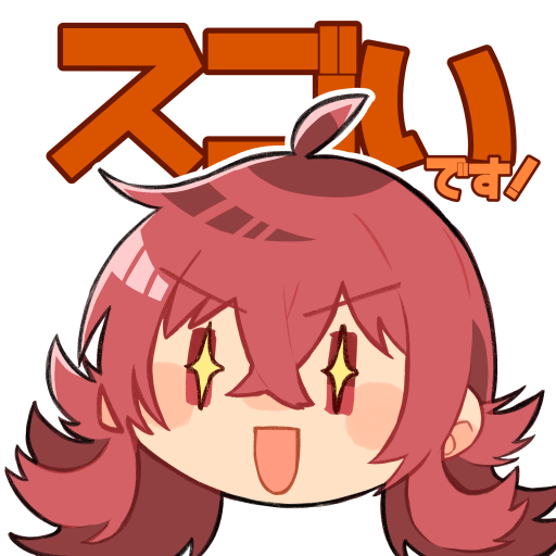 komiya kaho 1girl solo red hair ahoge white background smile hair between eyes  illustration images