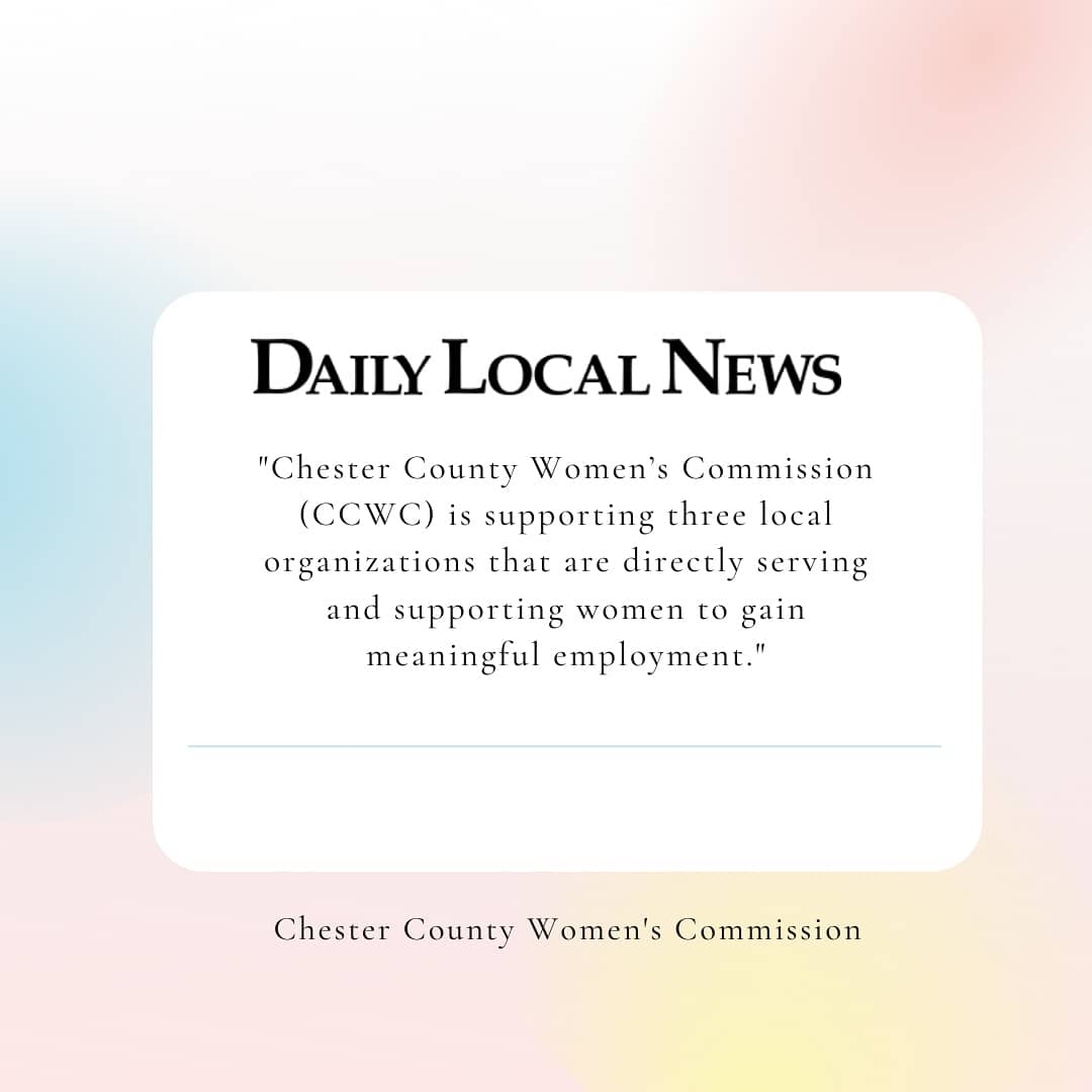 Chester County Women's Commission tweet media
