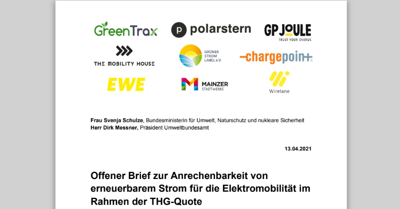GreenTrax_de's tweet photo. Eine echte #Energiewende im #Verkehr funktioniert nur mit grüner #Elektromobilität! ⚡
Mit diesem offenen Brief fordern wir eine Verbesserung der THG-Quote durch eine erweiterte Anrechenbarkeit von echtem #Grünstrom.
https://t.co/Ohr9pYIf8S https://t.co/OVLXbAeRAt