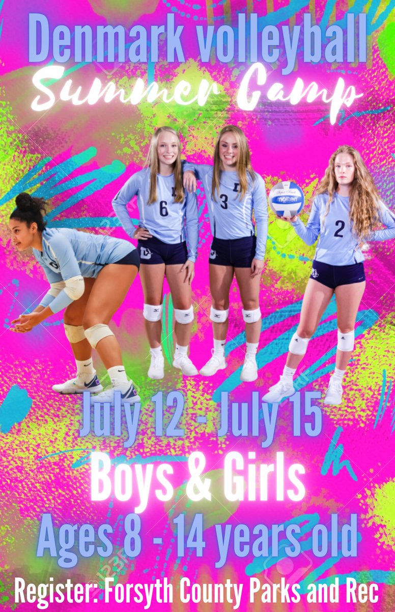 Denmark_VB's tweet photo. ✨See You At Camp ✨
@DenmarkHS @DeSanaMiddle @PGMSGrizzlies @BrandywineES @BigCreekES @BrookwoodES @MidwayES @ShilohPointES @HsDenmark https://t.co/JagBMmSEzk