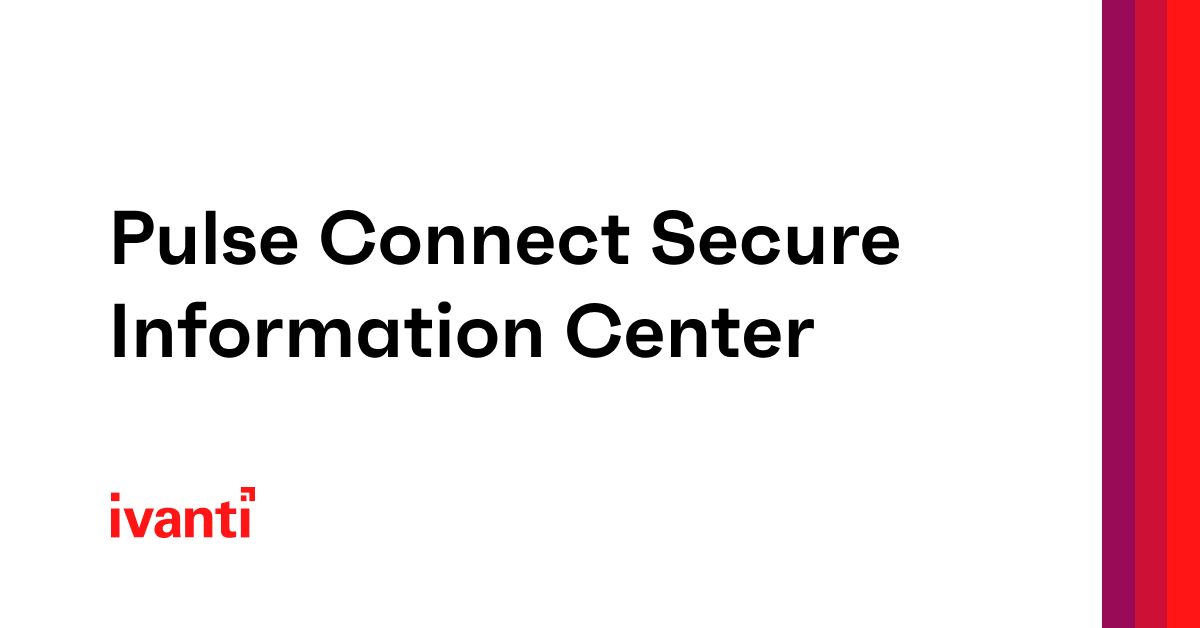 Pulse Secure (acquired by Ivanti) tweet media