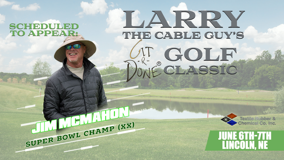 Larry The Cable Guy (@gitrdonelarry) on Twitter photo Great to have the Punky QB back. Boy has this guy got stories! Looking forward to seeing Super Bowl XX Champ, <a href="/JimMcMahon/">Jim McMahon</a>, this year. Info on packages are at gitrdonegolf.com. Join the fun while we raise money for charity! Great to have the Punky QB back. Boy has this guy got stories! Looking forward to seeing Super Bowl XX Champ, <a href="/JimMcMahon/">Jim McMahon</a>, this year. Info on packages are at gitrdonegolf.com. Join the fun while we raise money for charity!