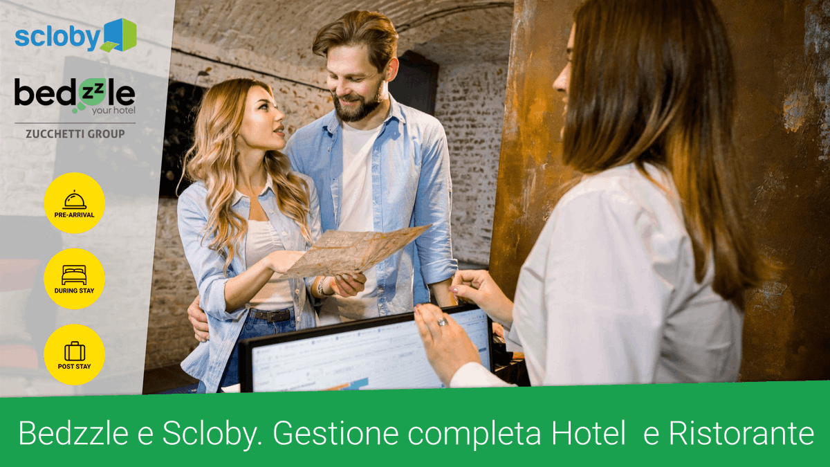 bedzzleitalia's tweet photo. Ti sei perso il webinar su @scloby e @bedzzleitalia per la gestione completa di #hotel e #ristorante? Guardalo ora ๐๐๐ https://t.co/kVDvL6TdKJ
#Bedzzleโ #Scloby #bezucchetti #hotelโ #futureโ #innovation https://t.co/SzHyQErlK4