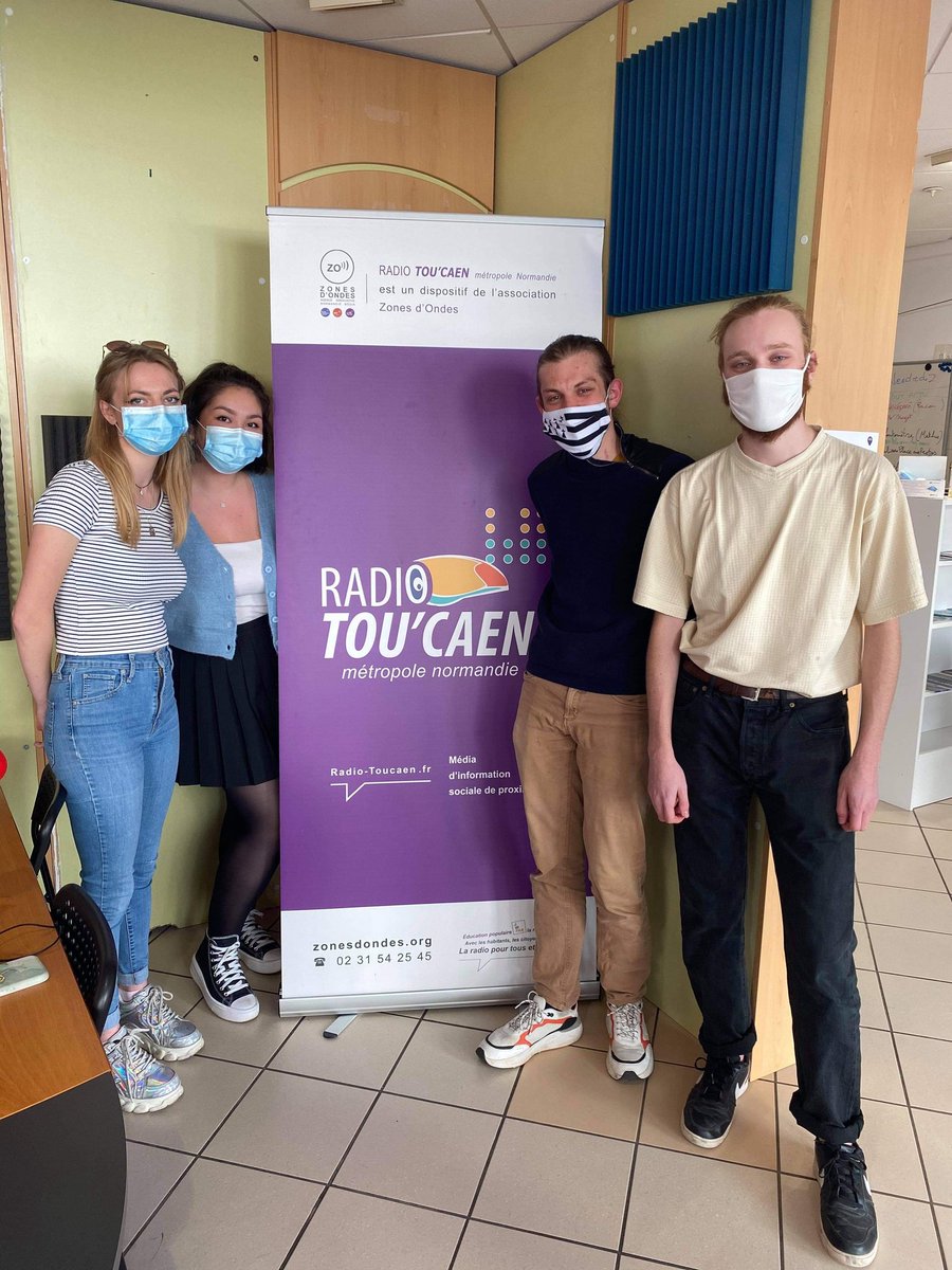 La Radio Tou'Caen (<a href="/radiotoucaen/">Radio TOU'CAEN</a>) à également soutenue ce projet ! Nous avons eut le plaisir d'apparaitre dans leur émission "La demi heure de..."