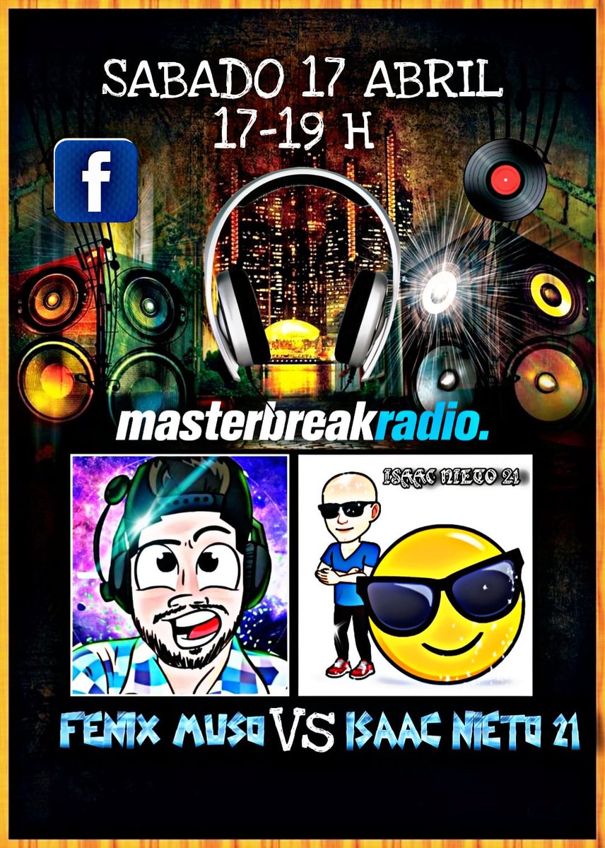 fenixmuso's tweet image. Este Sábado desde las 17h le damos a los Technics con muy buen #Breakbeat 🎧🎚🎛🎚🎧 Os Esperamos en Directo vía Streaming en Facebook en mi perfil 
facebook.com/fenixmuso
y en todos los grupos de este Estilo y también en Twitch en el buscador FenixMuso, 
twitch.tv/fenixmuso