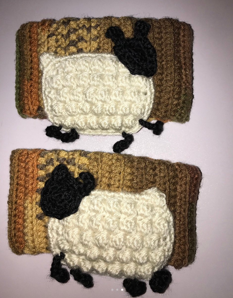 Evening #HandmadeHour crochet childs sheep welly boot toppers available at  etsy.com/uk/shop/Classy…