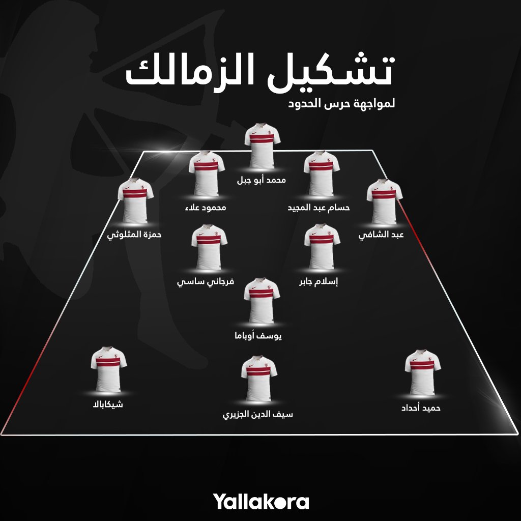 محمد عبد الشافي يعود لتشكيل الزمالك لمواجهة حرس الحدود ️