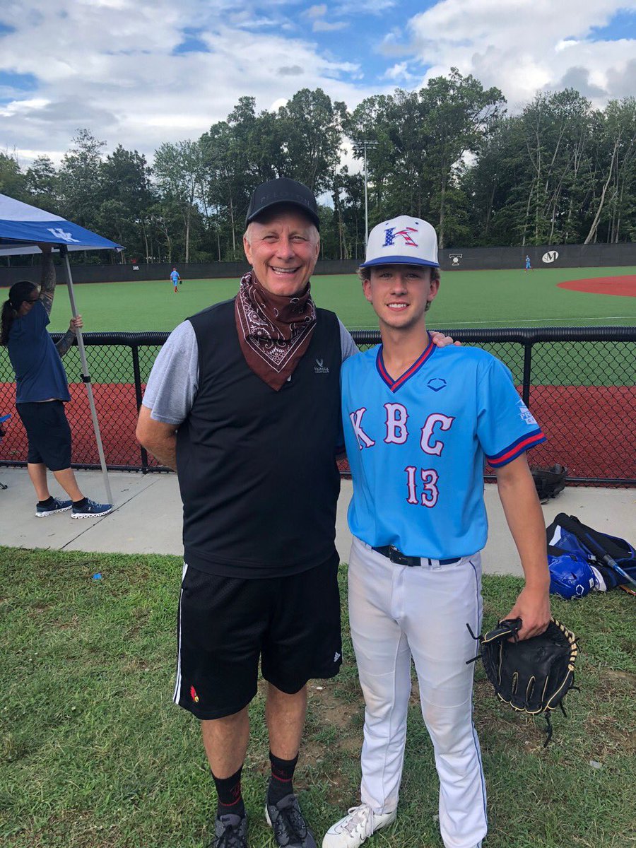 terrymeiners's tweet photo. My nephew @isaacmilburn4 is still 🔥 on the mound. ⚾️ He just went the distance for @LexCathBaseball, striking out 11 batters in an 8-0 shutout 👏￼

📸 game photo from last year with Isaac’s travel team 🚀

#kentucky #highschoolbaseball #lexcath #lexingtoncatholic https://t.co/aiNVzlvk03