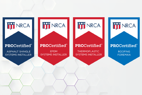NRCAnews's tweet photo. NRCA has streamlined the NRCA ProCertification® process, making it more convenient for experienced roof system installers to become NRCA ProCertified.® Learn more: https://t.co/NckFSynK6I #ProCertified https://t.co/dlKV2RW7FO