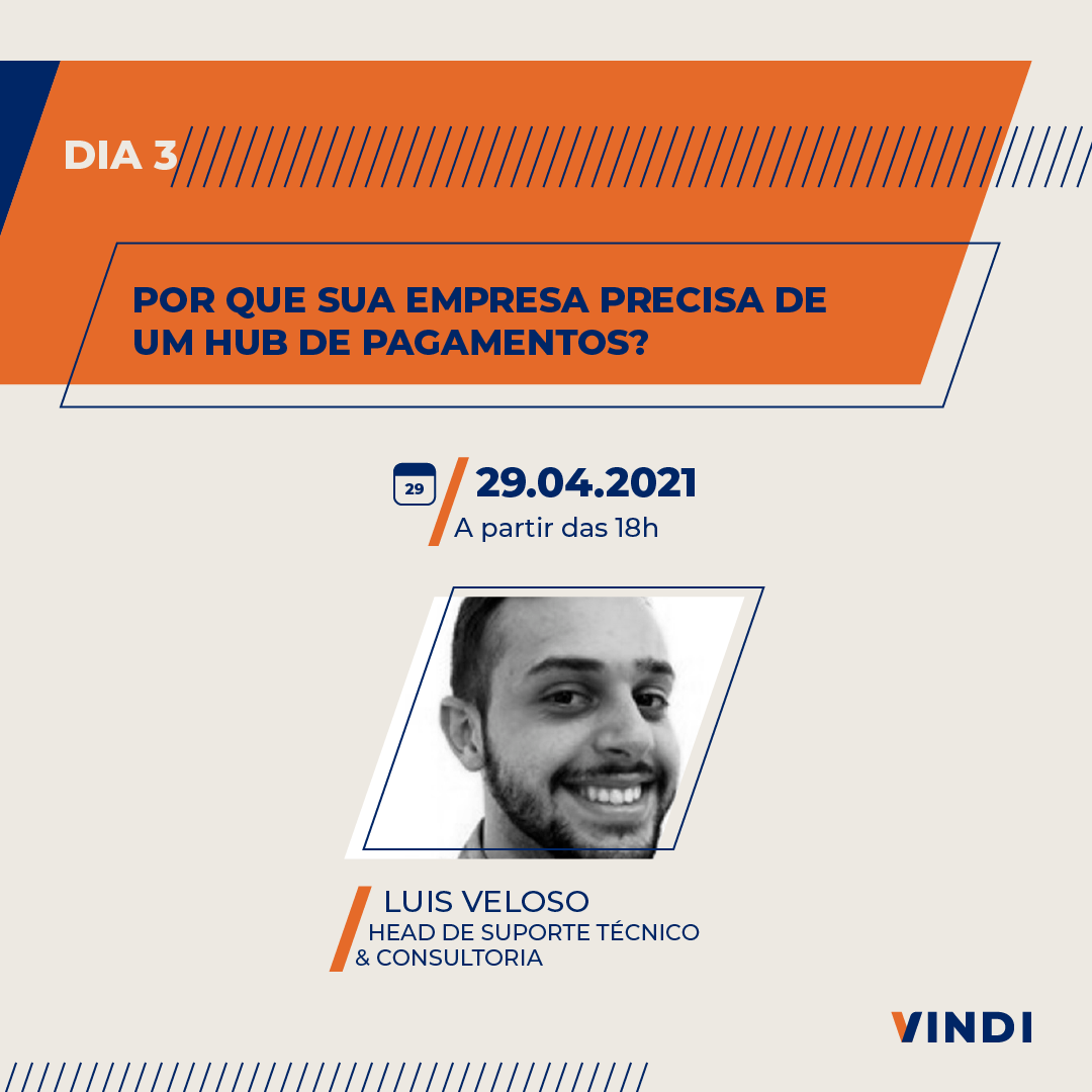 Vem aí a Maratona da Recorrência: um modelo para faturar e reduzir a inadimplência! 🎯
Dias 27, 28 e 29 de abril, estaremos ao vivo com especialistas da Vindi com conteúdos que vão ajudar a alavancar seu negócio e aumentar suas vendas.
Inscreva-se já! 👉 bit.ly/3dfcUH9