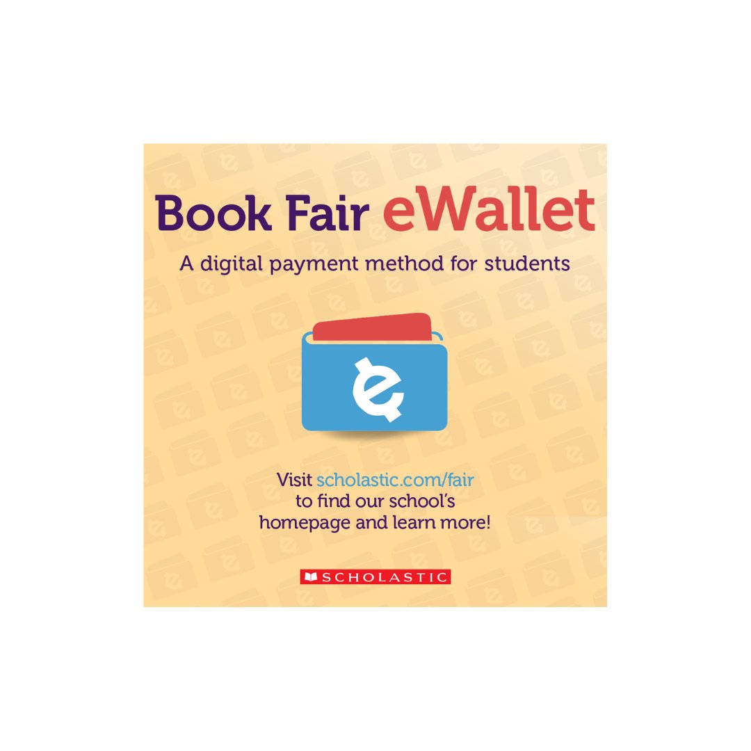 EWMS_Library's tweet image. Scholastic Book Fair eWallet - a digital payment option for your student to shop the book fair. Find out more here:
bookfairs.scholastic.com/bookfairs/cpto…