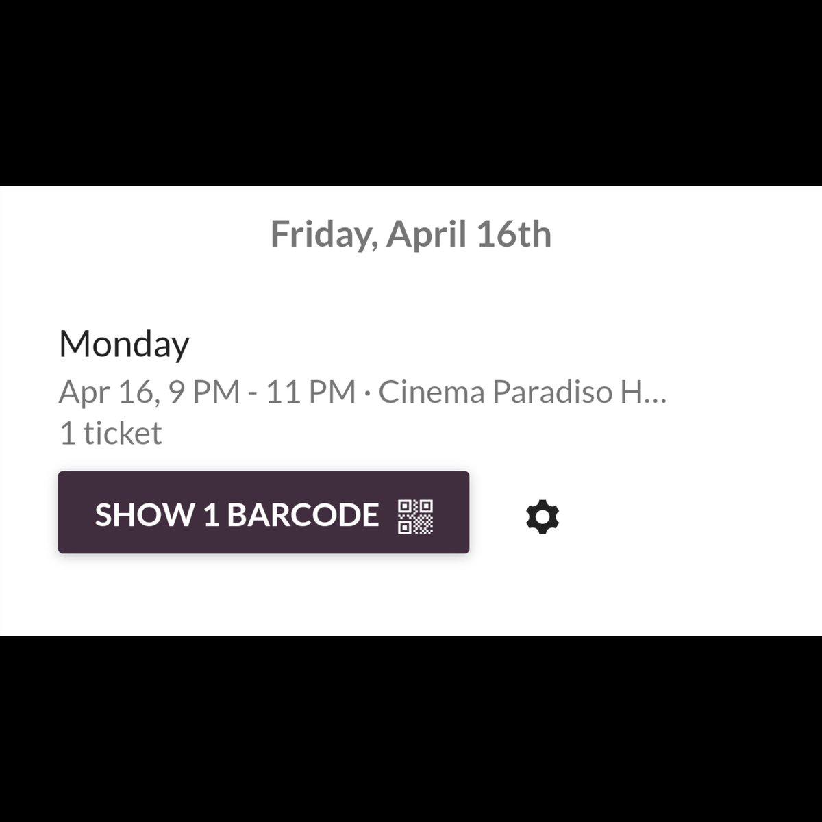 peasnharmony's tweet photo. I bought a ticket even though I can't go cause it's not safe for me yet. I'll be there in the theater in spirit! 🥺 @monday_themovie
Since the location didn't matter I picked an independently owned theater in my state too. ❤️ #SupportIndependentFilms #SupportIndieFilm https://t.co/zg5Cwy3YuQ