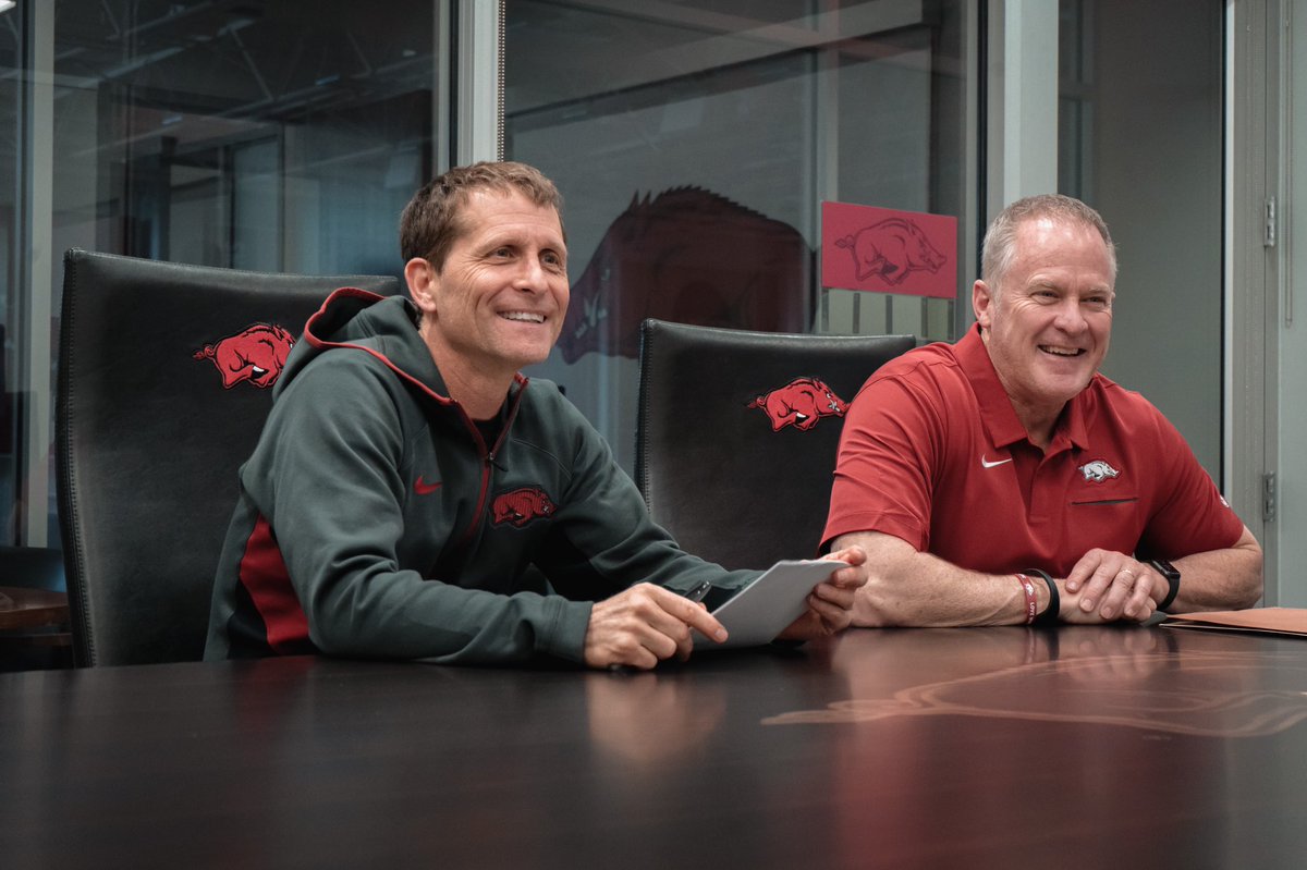 HunterYurachek's tweet image. More time for the “Muss Bus” on The Hill..., So let it be written, so let it be DONE! #OneRazorback