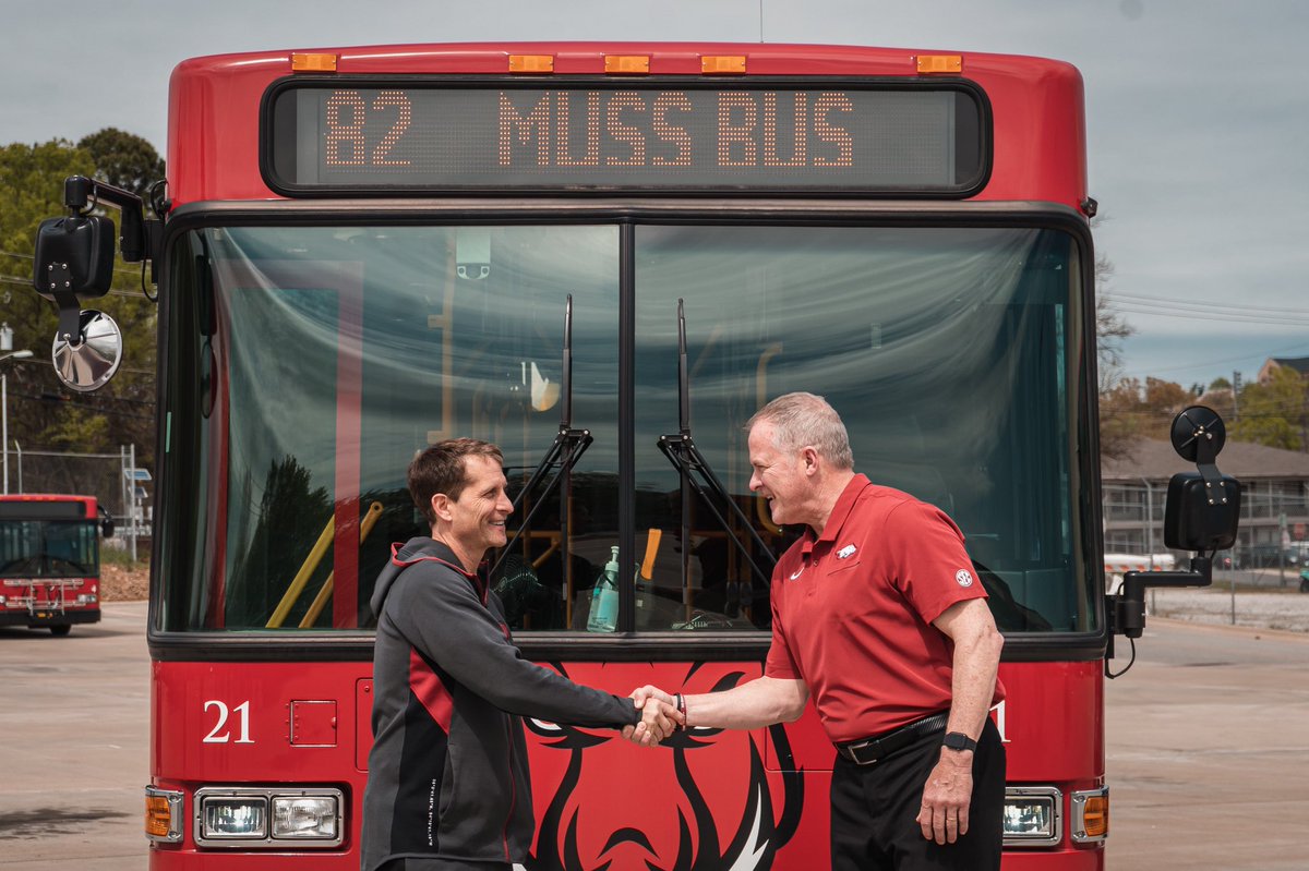 More time for the “Muss Bus” on The Hill..., So let it be written, so let it be DONE! #OneRazorback