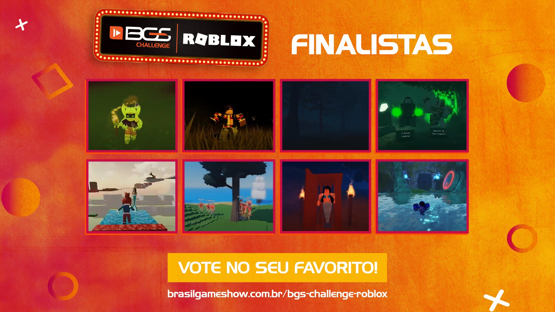 Brasil Game Show on X: Chegou o BGS Challenge ROBLOX! Crie o seu jogo em  Roblox, inscreva-se e dispute 15 mil reais em produtos @Rank1oficial!  #BGSDay Saiba mais:   / X