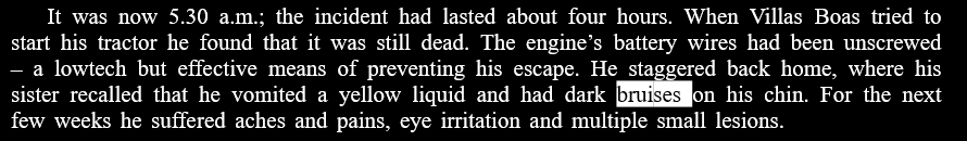 Absolutely incredible that the first "alien abduction" event seems to have very clearly been the CIA in a disguised helicopter drugging, abducting, and raping a Brazilian farmer (also an early appearance of the "abductions create alien/human hybrids" disinfo narrative)