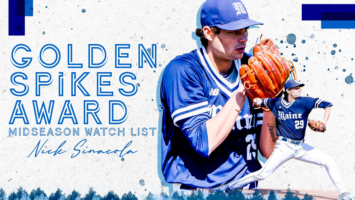 Maine Baseball (@mainebaseball) on Twitter photo ๐๐๐ ๐ข๐ค๐จ๐ฉ ๐ฅ๐ง๐๐จ๐ฉ๐๐๐๐ค๐ช๐จ ๐๐ฃ๐๐๐ซ๐๐๐ช๐๐ก ๐๐ฌ๐๐ง๐ ๐๐ฃ ๐๐ค๐ก๐ก๐๐๐ ๐๐๐จ๐๐๐๐ก๐ก.
Nick Sinacola has been named one of 45 selections to the Midseason Watch List for the <a href="/USAGoldenSpikes/">Golden Spikes Award</a> Award!
๐ฐ - bit.ly/32fUmQQ ๐๐๐ ๐ข๐ค๐จ๐ฉ ๐ฅ๐ง๐๐จ๐ฉ๐๐๐๐ค๐ช๐จ ๐๐ฃ๐๐๐ซ๐๐๐ช๐๐ก ๐๐ฌ๐๐ง๐ ๐๐ฃ ๐๐ค๐ก๐ก๐๐๐ ๐๐๐จ๐๐๐๐ก๐ก.
Nick Sinacola has been named one of 45 selections to the Midseason Watch List for the <a href="/USAGoldenSpikes/">Golden Spikes Award</a> Award!
๐ฐ - bit.ly/32fUmQQ