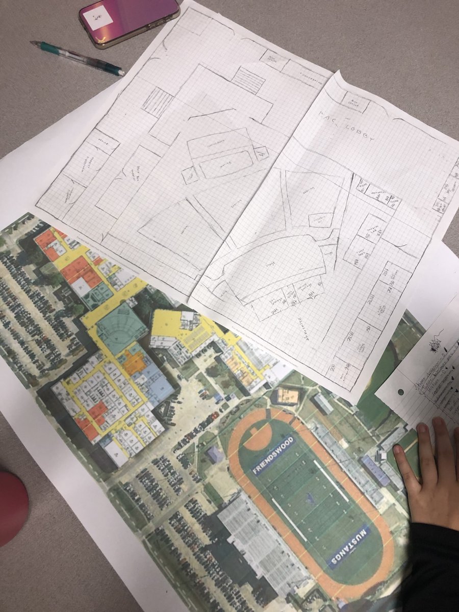FHSMathlete's tweet photo. Building the School Part 2! 
Students have created floor plans and are ready for budgets 💙 https://t.co/bqKHtQ5eh5