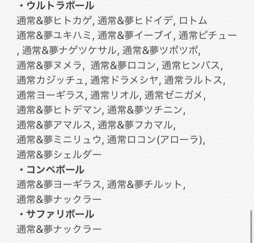 つっきー 一応ですが 夢特性ポケモンの画像を記載しておきます ショップボールと希少ボールと画像を分けております ポケモン剣盾 ポケモン交換 ポケモン剣盾交換 ポケモン交換剣盾 ポケモン好きと繋がりたい T Co Fcunvn7kfq Twitter