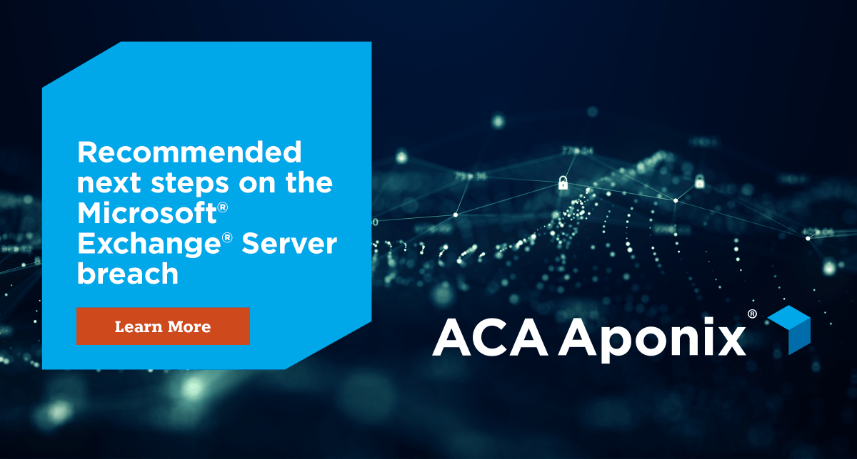 AponixFT's tweet image. Get an update on the full extent of the vulnerability from Microsoft&apos;s four “zero-days” revealed on March 2, 2021 and learn what actions to take to avoid becoming a victim of this breach. bit.ly/3dg92Wn #cyberalert #riskmutation #ACAInsights