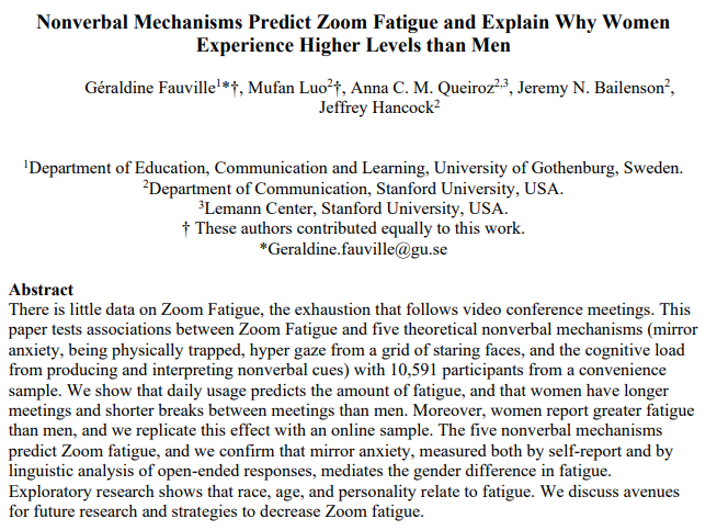 SSRN (@ssrn) on Twitter photo Read the original research by @Gege1979 <a href="/goteborgsuni/">Göteborgs universitet / University of Gothenburg</a>, <a href="/mufanluo/">Mufan Luo</a> & <a href="/jeffhancock/">jeff hancock</a> <a href="/Stanford/">Stanford University</a>, A. Queiroz @lemanncenter and J. Bailenson <a href="/StanfordVR/">Stanford VR</a> on SSRN: bit.ly/3dgaWGw Read the original research by @Gege1979 <a href="/goteborgsuni/">Göteborgs universitet / University of Gothenburg</a>, <a href="/mufanluo/">Mufan Luo</a> & <a href="/jeffhancock/">jeff hancock</a> <a href="/Stanford/">Stanford University</a>, A. Queiroz @lemanncenter and J. Bailenson <a href="/StanfordVR/">Stanford VR</a> on SSRN: bit.ly/3dgaWGw