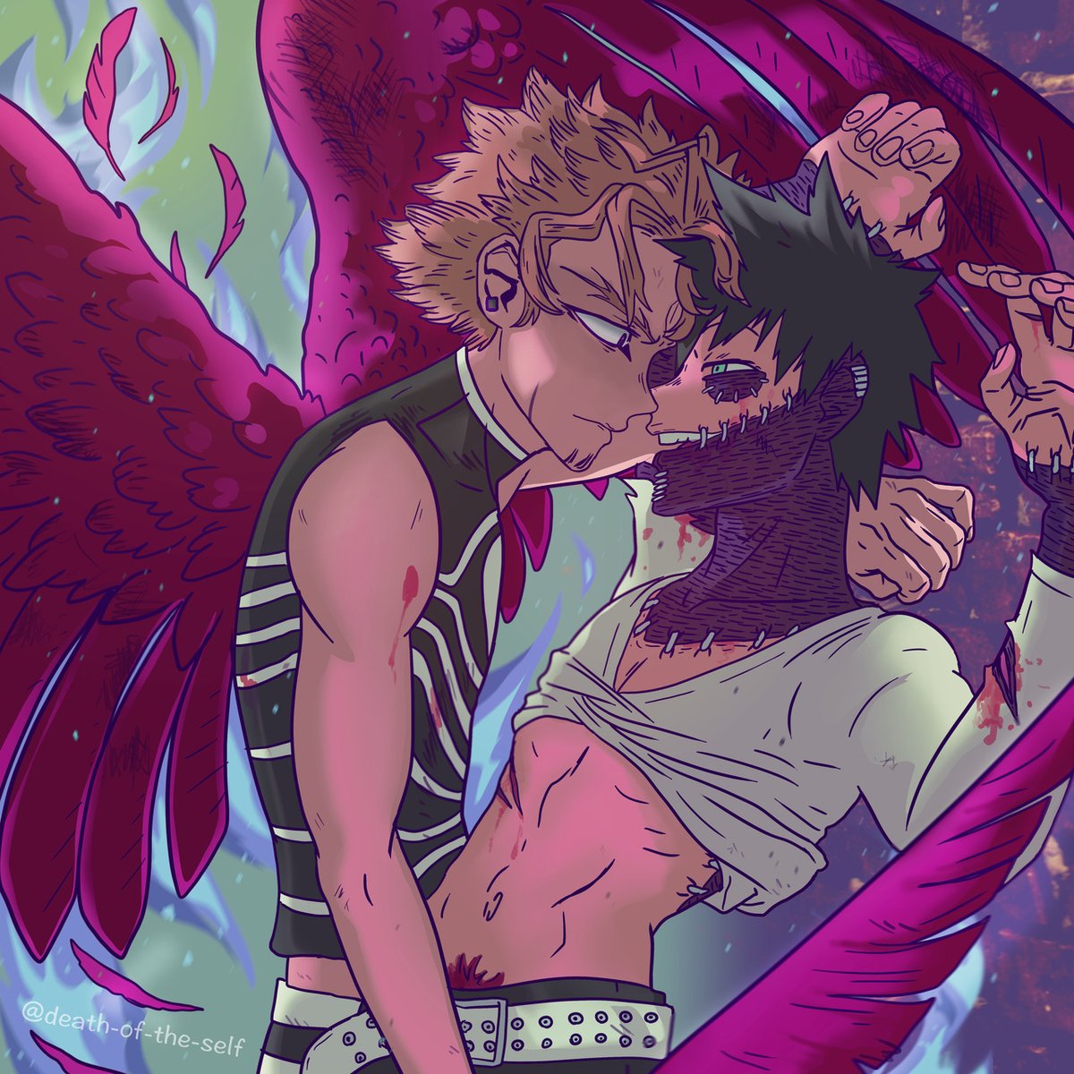 Dabi x Hawks 2018 The theme was Brat Dabi x Dom Hawks. 